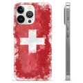 iPhone 13 Pro TPU Hoesje - Zwitserse Vlag
