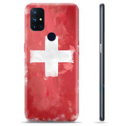 OnePlus Noord N10 5G TPU Hoesje - Zwitserse Vlag
