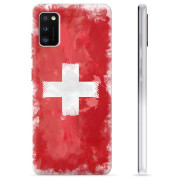 Samsung Galaxy A41 TPU Hoesje - Zwitserse Vlag