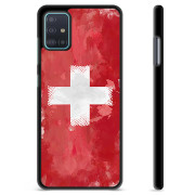 Samsung Galaxy A51 Beschermende Cover - Zwitserse Vlag