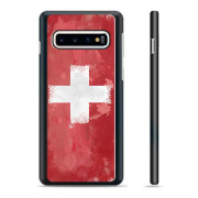 Samsung Galaxy S10+ Beschermende Cover - Zwitserse Vlag