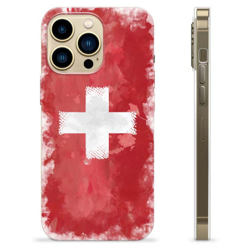 iPhone 13 Pro Max TPU Hoesje - Zwitserse Vlag