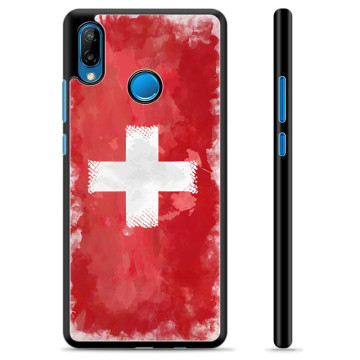 Huawei P20 Lite Beschermende Cover - Zwitserse Vlag