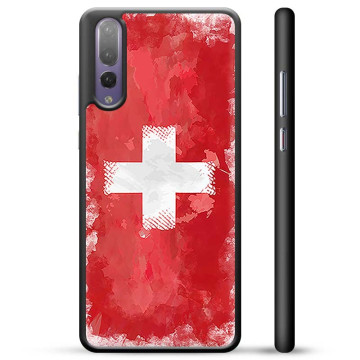 Huawei P20 Pro Beschermende Cover - Zwitserse Vlag