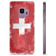 Samsung Galaxy S9 TPU Hoesje - Zwitserse Vlag