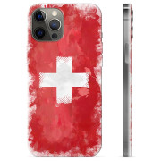 iPhone 12 Pro Max TPU Hoesje - Zwitserse Vlag