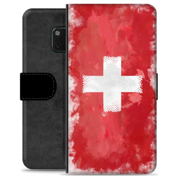 Huawei Mate 20 Pro Premium Portemonnee Hoesje - Zwitserse Vlag