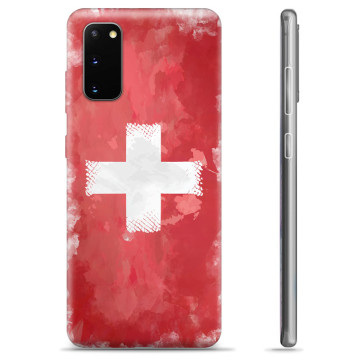 Samsung Galaxy S20 TPU Hoesje - Zwitserse Vlag