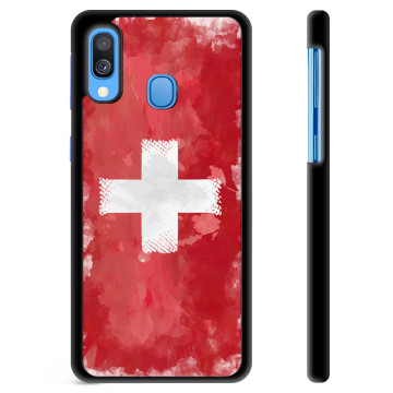 Samsung Galaxy A40 Beschermende Cover - Zwitserse Vlag