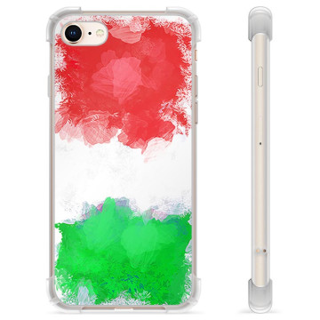 iPhone 7/8/SE (2020)/SE (2022) Hybride Hoesje - Italiaanse Vlag