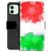 iPhone 12 Premium Portemonnee Hoesje - Italiaanse Vlag