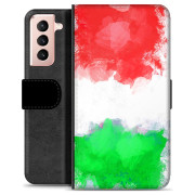 Samsung Galaxy S21 5G Premium Portemonnee Hoesje - Italiaanse Vlag