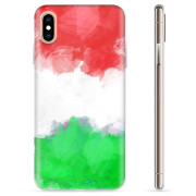 iPhone X / iPhone XS TPU Hoesje - Italiaanse Vlag