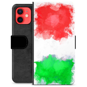 iPhone 12 mini Premium Portemonnee Hoesje - Italiaanse Vlag