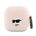 AirPods 4 Karl Lagerfeld Choupette Hoofd 3D Siliconen hoesje