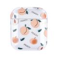 AirPods / AirPods 2 Fruit Plastic Hoesje - Perzik