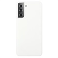 Anti-vingerafdruk mat Samsung Galaxy S22+ 5G TPU hoesje - wit