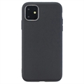 Anti-Vingerafdruk Mat iPhone 11 Pro Max TPU Hoesje - Zwart