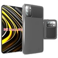 Antislip Xiaomi Poco M3 TPU-hoesje - transparant