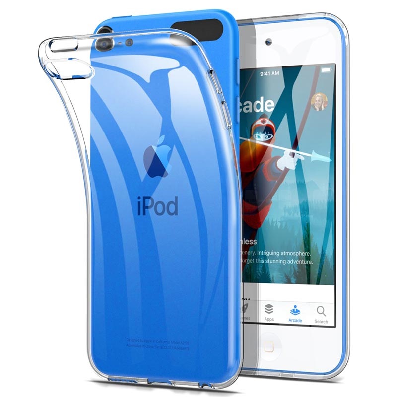 spier Kalmerend Versterken Antislip iPod Touch 7G/6G/5G TPU Hoesje - Doorzichtig