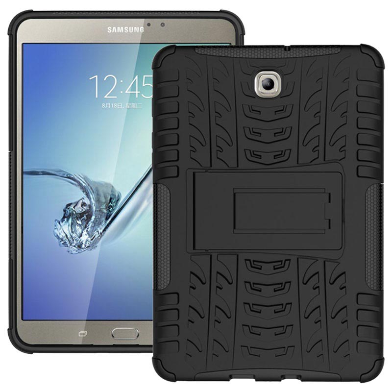 Redding aangrenzend Kenia Samsung Galaxy Tab S2 8.0 T710, T715 Antislip Hybride Hoesje