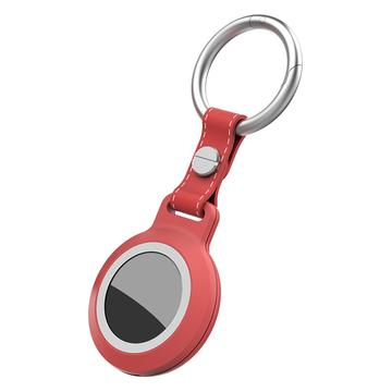 Apple AirTag ShellBox IPX8 Waterdichte hoes Sleutelhanger - Rood