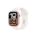 Apple Watch 10 GPS MWWH3QN/A - Aluminium, Lichtroze Sportband, S/M, 42mm