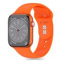 Apple Watch Series 10/9/8/7/6/SE Tech-Protect Siliconen Bandje - 40mm/41mm/42mm - Helder Oranje