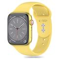 Apple Watch Series 10/9/8/7/6/SE Tech-Protect Siliconen Bandje - 40mm/41mm/42mm - Kanariegeel