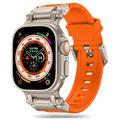 Apple Watch Series Ultra 2/Ultra/9/8/SE (2022)/7/SE/6/5/4/3/2/1 Tech-Protect Delta Pro bandje - 49mm/45mm/44mm/42mm - Oranje / Titanium