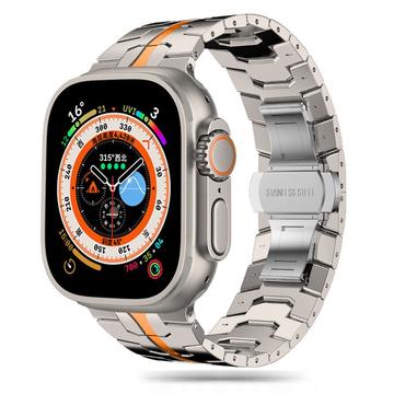 Apple Watch Series Ultra 2/Ultra/9/8/SE (2022)/7/SE/6/5/4/3/2/1 Tech-Protect Roestvrij stalen lijnband - 49mm/45mm/44mm/42mm