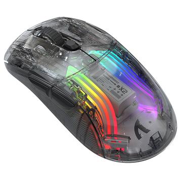 Attack Shark X2 Transparante Draadloze Muis met RGB