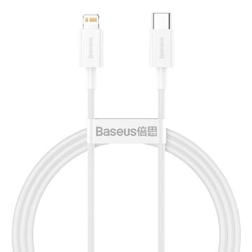 Baseus Superior-serie USB-C / Lightning-kabel - 1m, 20W (Geopende verpakking - Uitstekend) - Wit