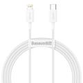 Baseus Superior-serie USB-C / Lightning-kabel - 1.5m, 20W (Geopende verpakking - Uitstekend) - Wit