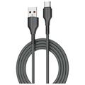 Beline BLNCBC02 25W USB-A / USB-C kabel - 2m - Zwart