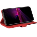 Bi-Color Series Sony Xperia 1 III Wallet Case - Rood