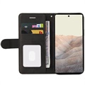 Bi-Color Series Google Pixel 6 Wallet Case - Zwart