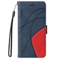 Bi-Color Series Xiaomi 11T/11T Pro Wallet Case - Blauw