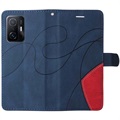 Bi-Color Series Xiaomi 11T/11T Pro Wallet Case - Blauw