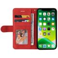 Bi-Color Series iPhone 14 Wallet Case - Rood