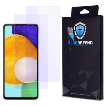 Samsung Galaxy A52/A52 5G/A52s 5G BlueDefend Anti-Blue Light Glazen Screenprotector - 2 stuks.