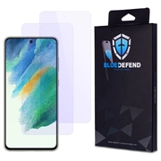 Samsung Galaxy S21 FE 5G BlueDefend Anti-Blue Light Glazen Screenprotector - 2 stuks.