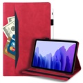 Zakelijke stijl Samsung Galaxy Tab A7 10.4 (2020) Smart Folio Case - Rood