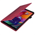 Zakelijke stijl Samsung Galaxy Tab A7 10.4 (2020) Smart Folio Case - Rood