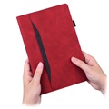 Zakelijke stijl Samsung Galaxy Tab A7 10.4 (2020) Smart Folio Case - Rood