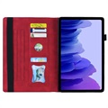 Zakelijke stijl Samsung Galaxy Tab A7 10.4 (2020) Smart Folio Case - Rood