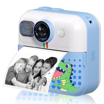 CP02 HD digitale camera voor kinderen met thermische printer & 32G TF-kaart - Blauw