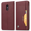 Card Set Series OnePlus 6T Wallet Case - Wijnrood