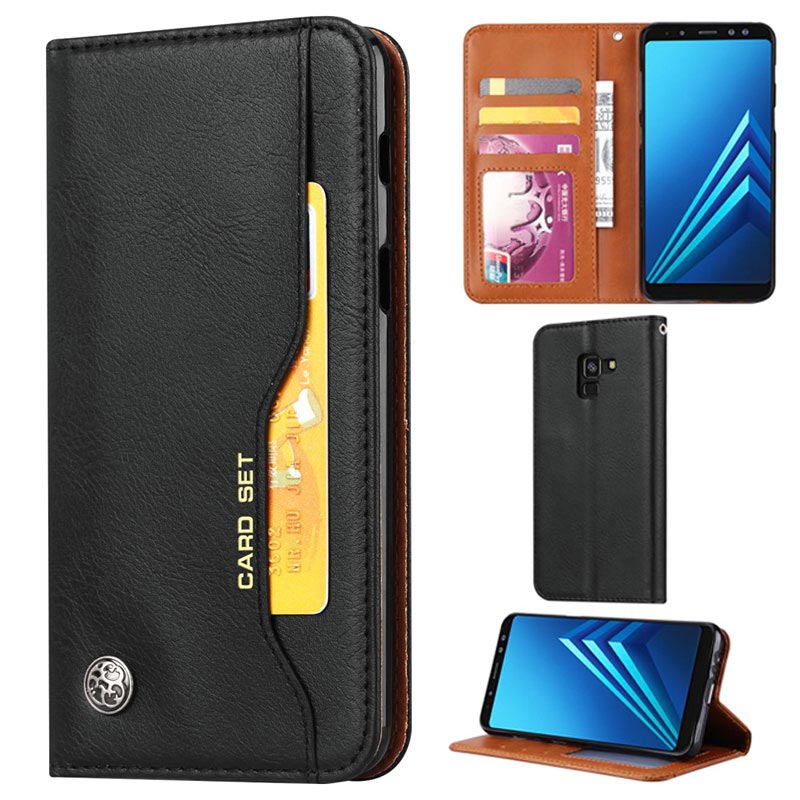 wij Bekwaam Van streek Card Set Series Samsung Galaxy A8 (2018) Wallet Case