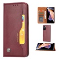 Card Set Series Xiaomi Redmi Note 11 Pro/Note 11 Pro+ Wallet Case - Wijnrood